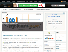 Tablet Screenshot of 1001tableurs.com